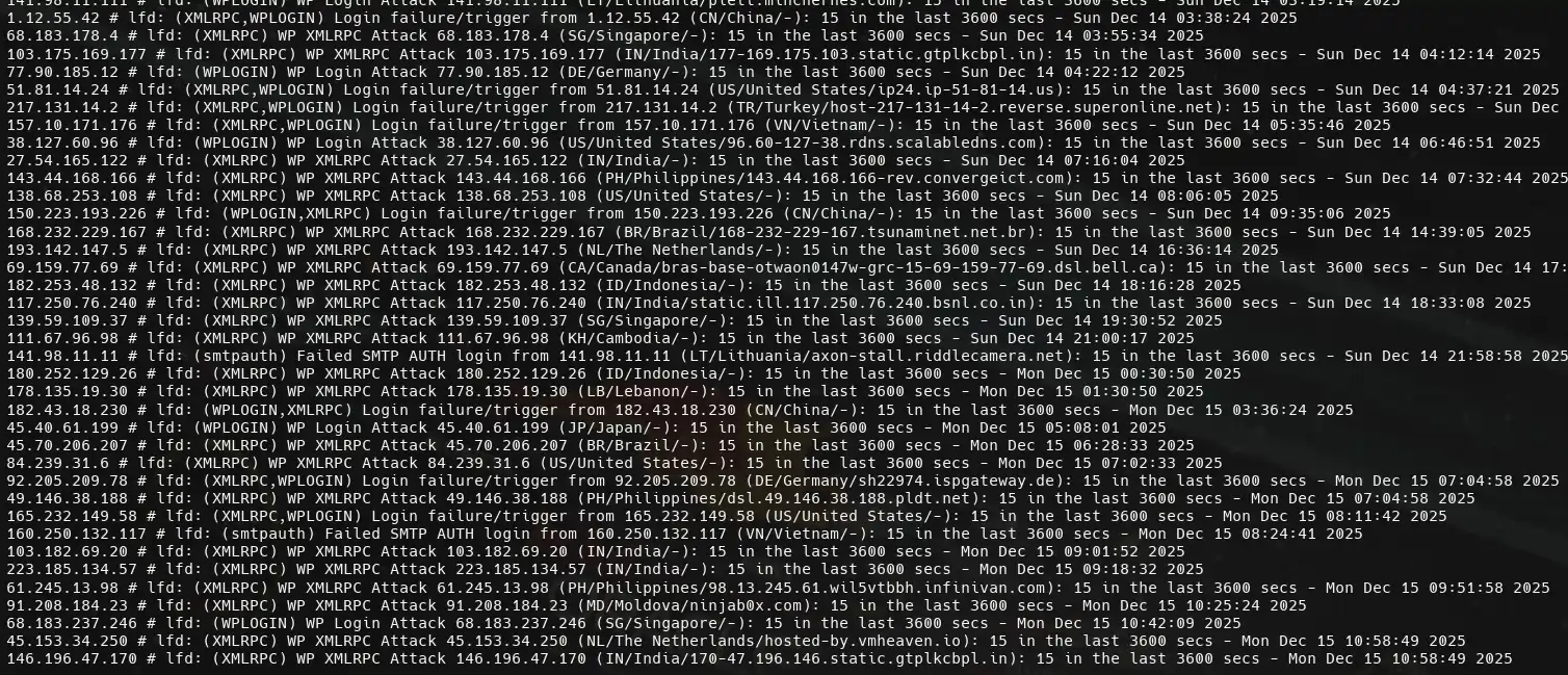 جلوگیری از حملات XML-RPC در سرورهای cPanel با CSF